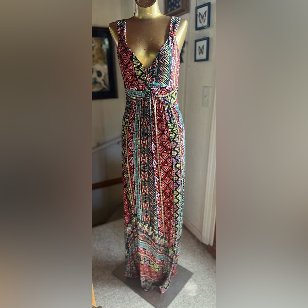 Boho style maxi dress size small